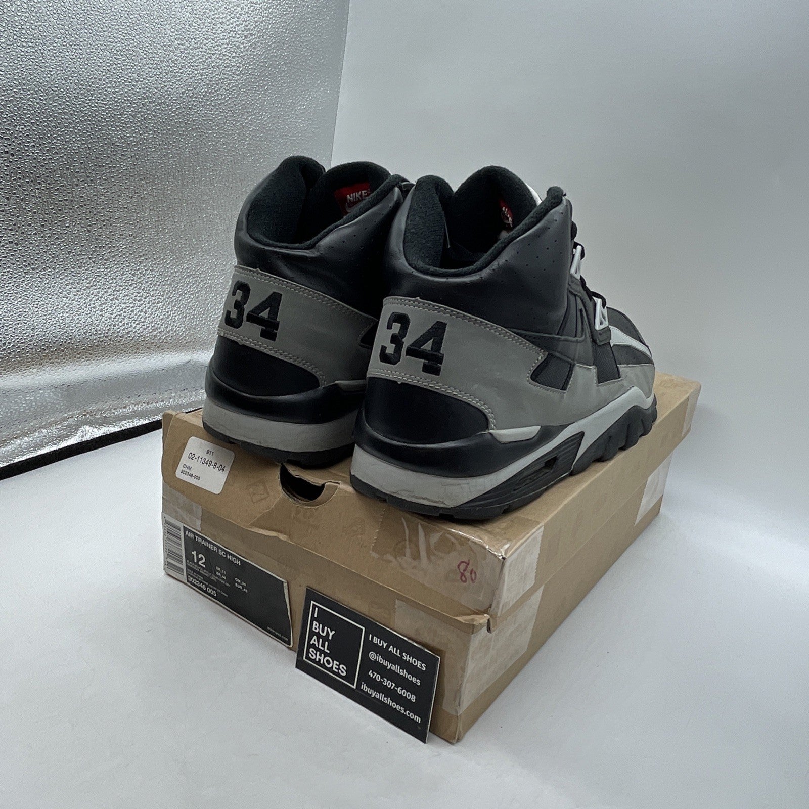 Size 12 - Nike Air Trainer Sc High Bo Jackson (302346-005)