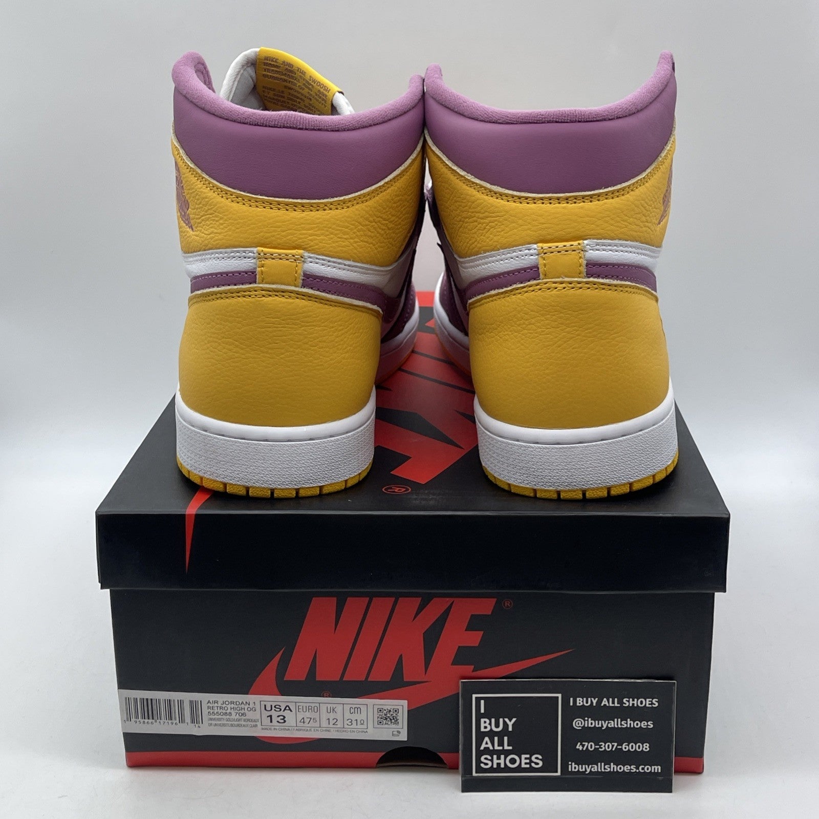 Size 13 - Air Jordan 1 Retro High OG Brotherhood 2022 (555088-706)