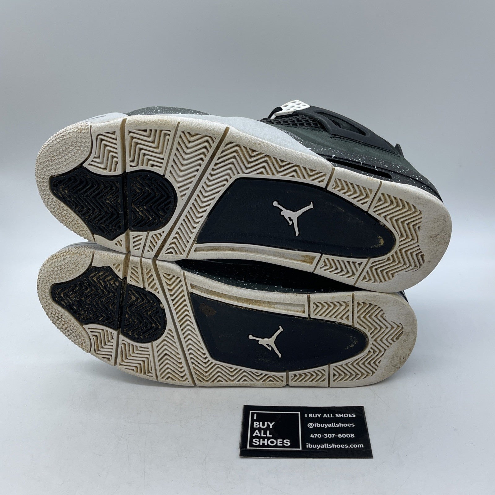 Size 9.5 - Air Jordan 4 Retro 2024 Fear Grey Black Suede (FQ8138-002)