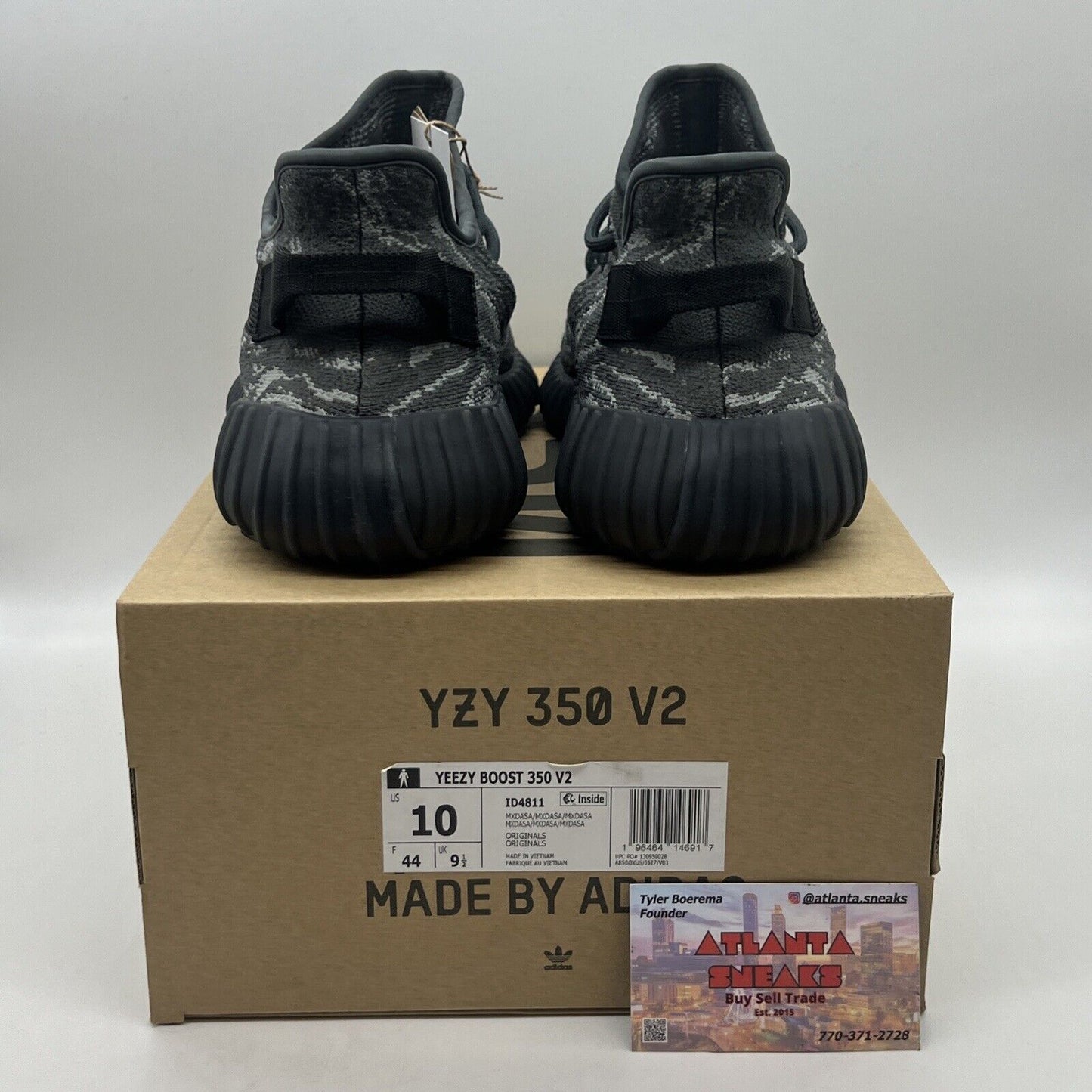 Size 10 - adidas Yeezy Boost 350 V2 Low MX Dark Salt Brand New Og All
