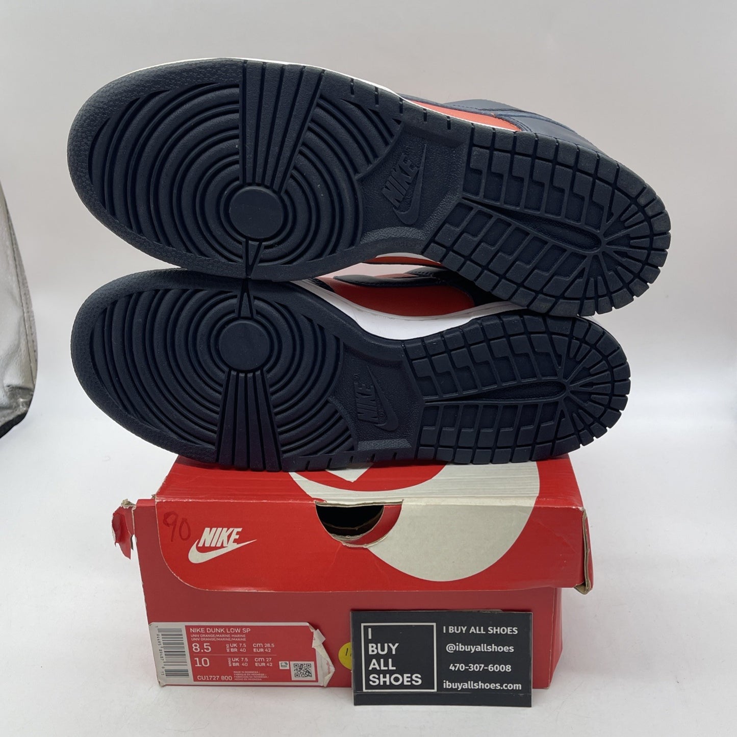 Size 8.5 - Nike Dunk SP Low Champ Colors Orange Blue Leather (CU1727-800)