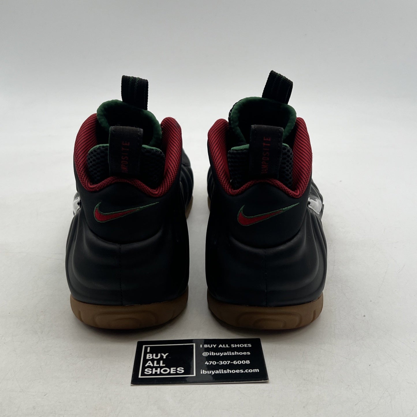 Size 11.5 - Nike Foamposite Pro Gucci - Black (624041-004)