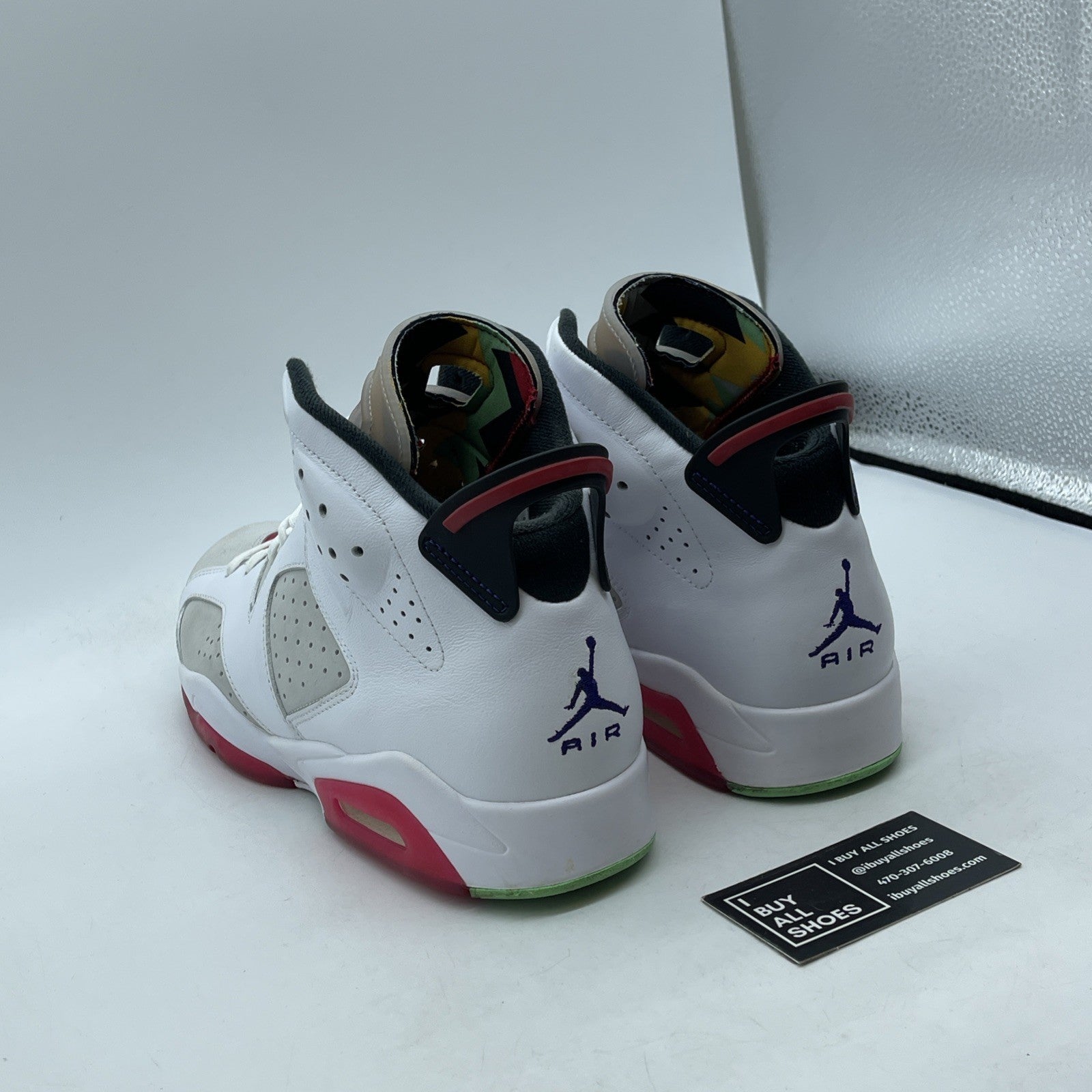 Size 10.5 - Jordan 6 Retro Hare White 2020 Grey Purple Suede (CT8529-062)