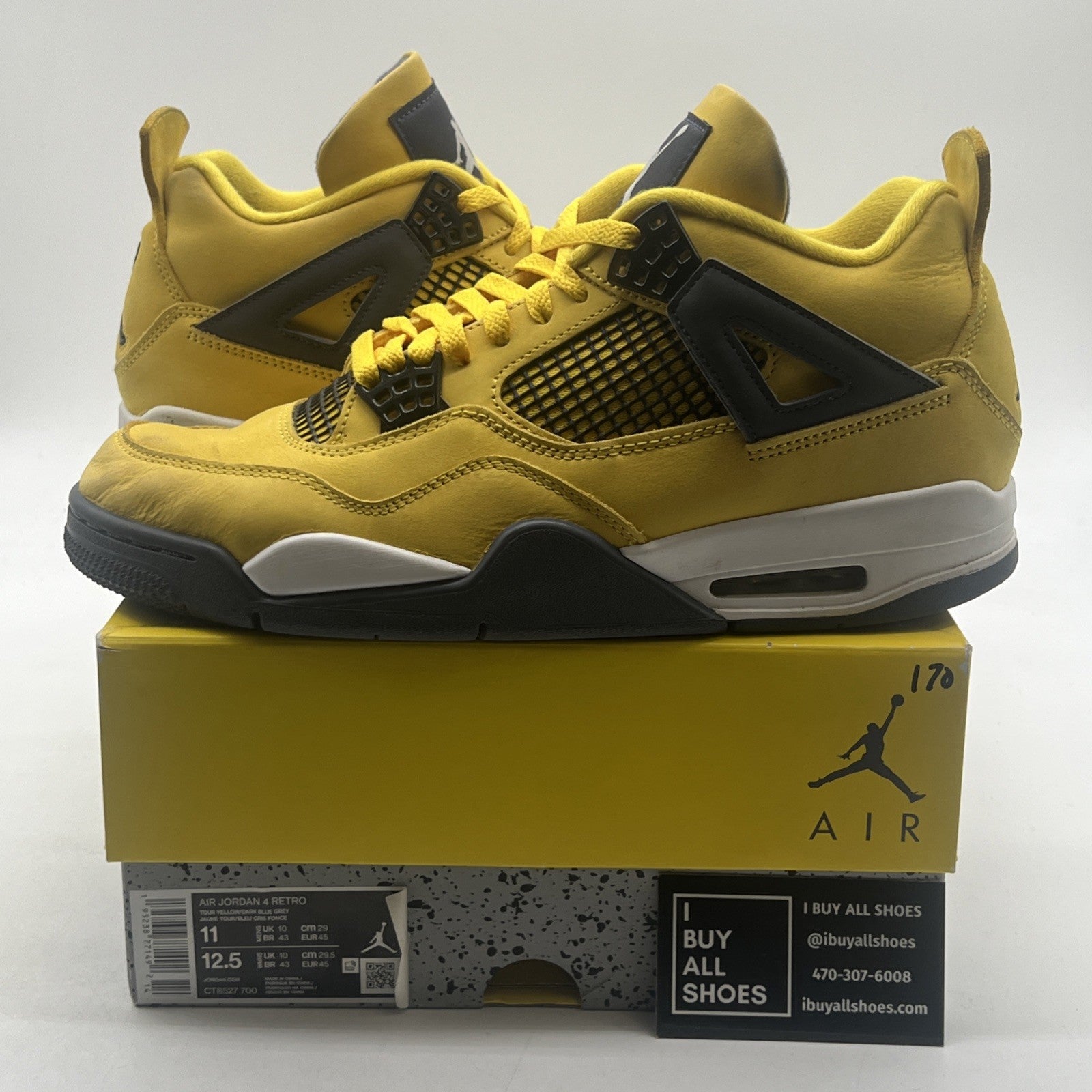Size 11 - Air Jordan 4 Retro Mid Lightning (CT8527-700)
