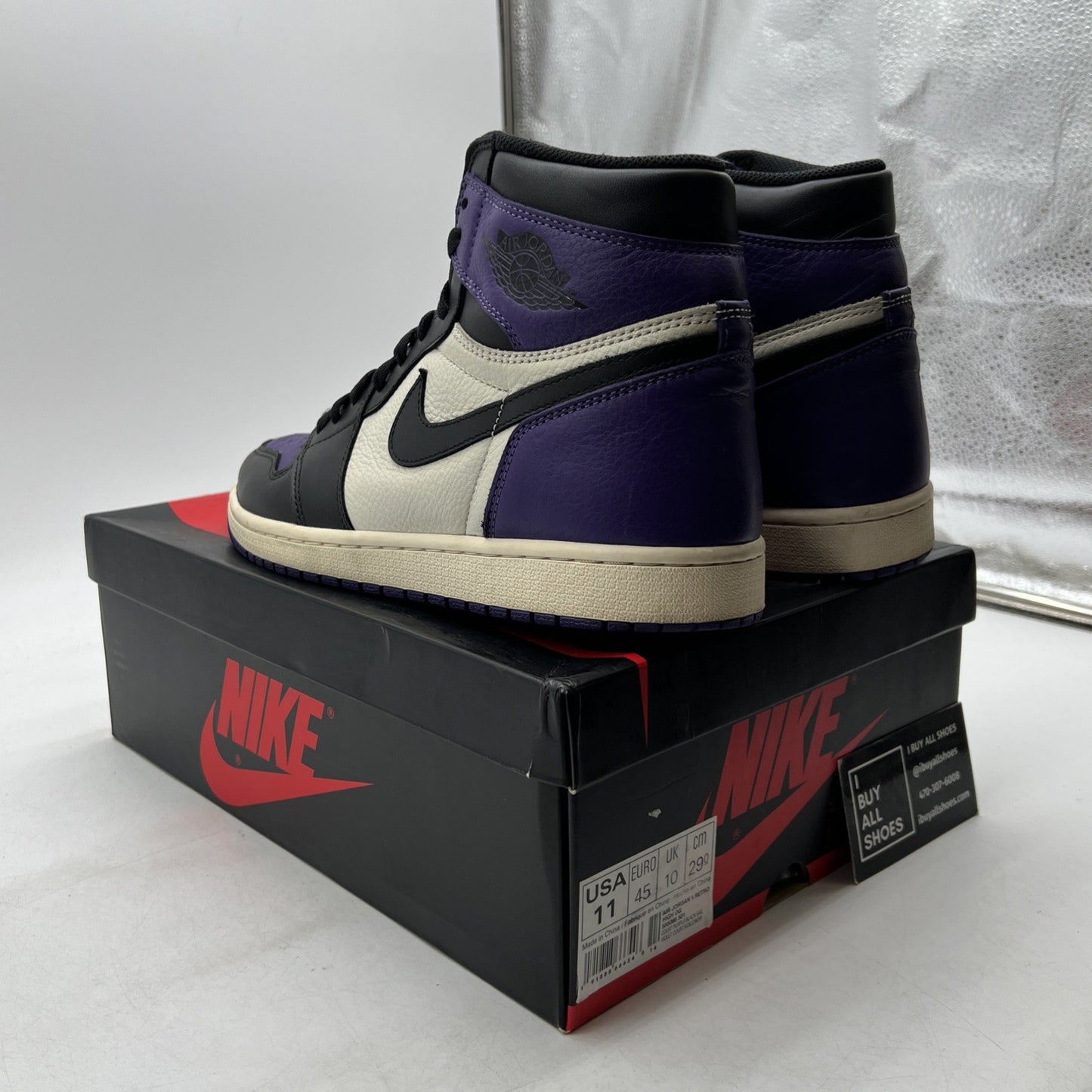 Size 11 - Air Jordan 1 Retro OG High Court Purple (555088-501)
