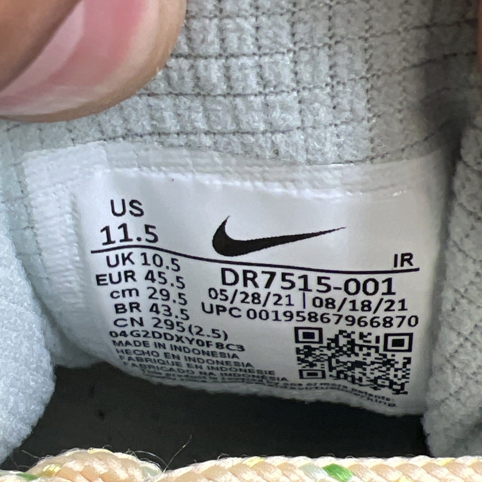 Size 11.5 - Nike Travis Scott x Air Trainer 1 SP Gray (DR7515-001)