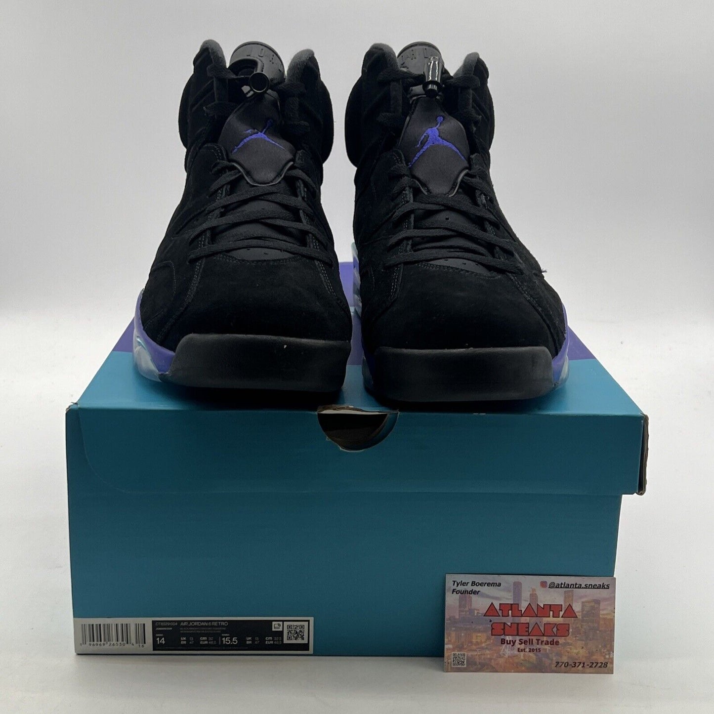 Size 14 - Air Jordan 6 Retro Aqua (CT8529-004)