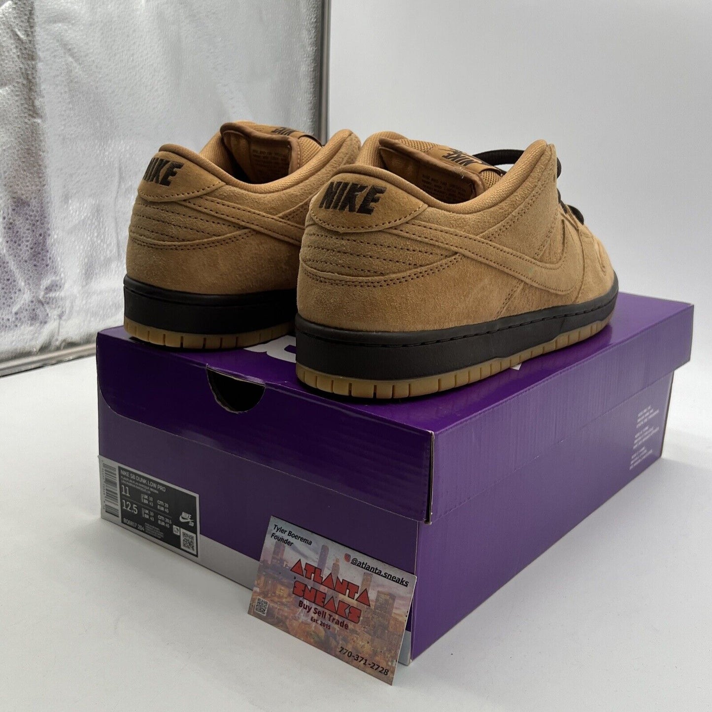 Size 11 - Nike Dunk Pro SB Low Wheat Mocha (BQ6817-204)