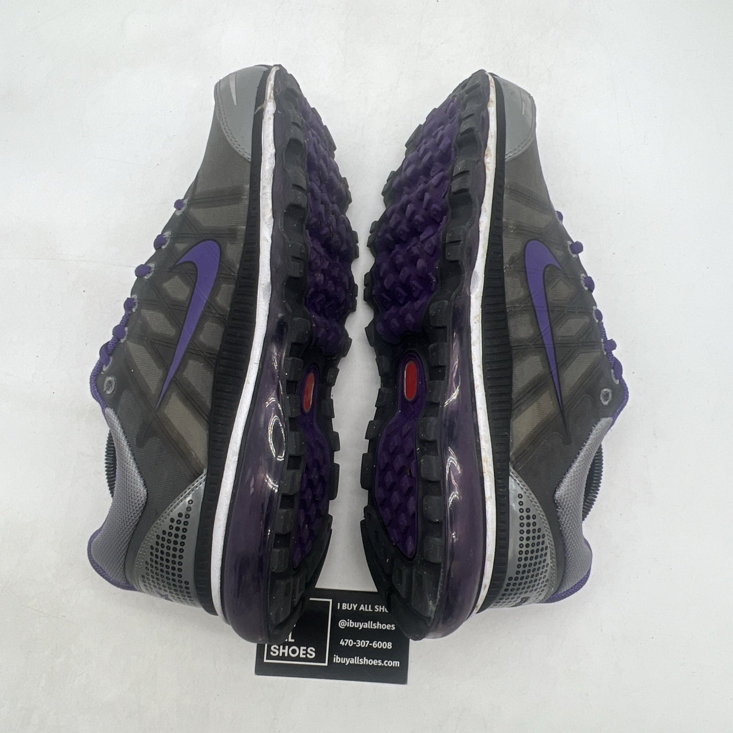 Size 9 - NIKE AIRMAX PURPLE/STEEL GRAY 2009 (354744-017)