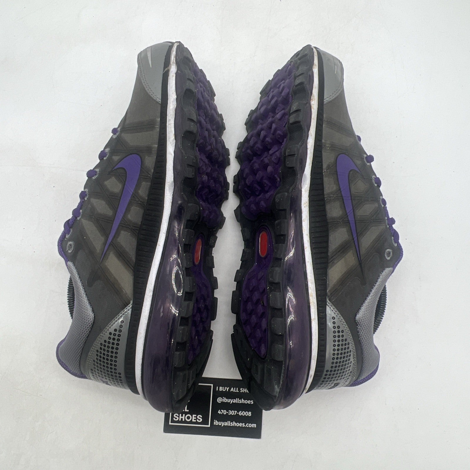 Size 9 - NIKE AIRMAX PURPLE/STEEL GRAY 2009 (354744-017)