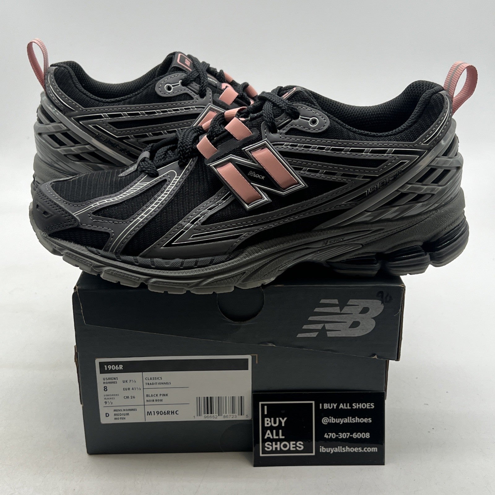 Size 8 - New Balance 1906R Black Pink Moon (M1906RHC)