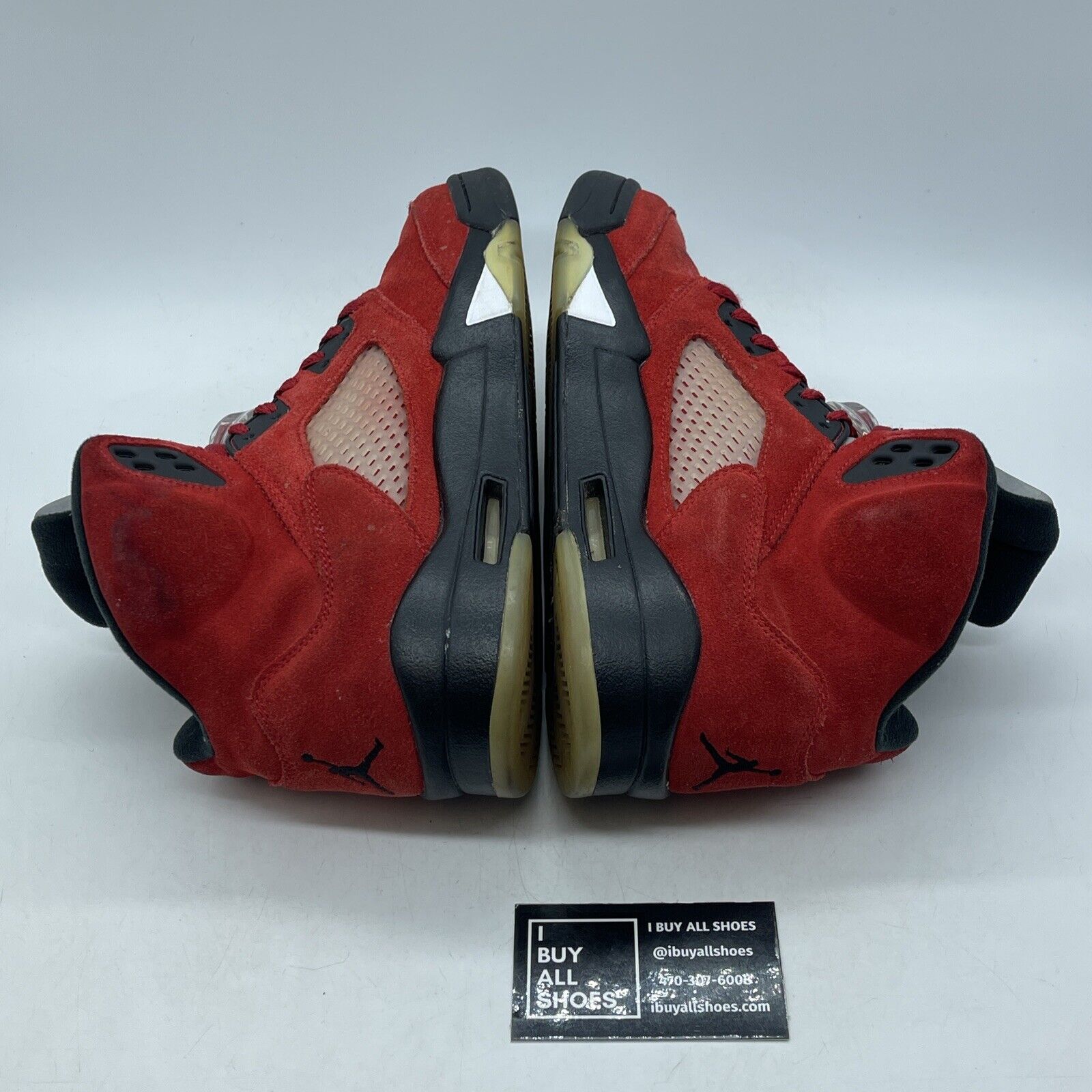 Size 9.5 - Jordan 5 Retro Mid Raging Bull Red Black Suede (DD0587-600)