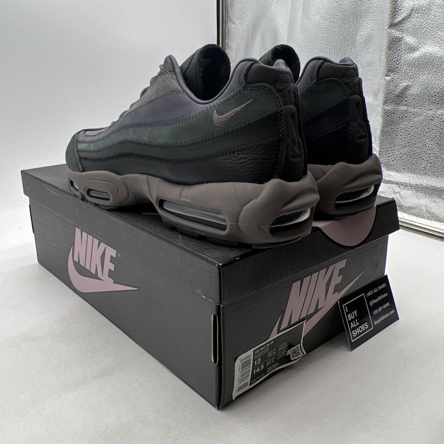 Size 13 - Nike A Ma Maniére x Air Max 95 SP Black Violet Ore (FZ8743-001)
