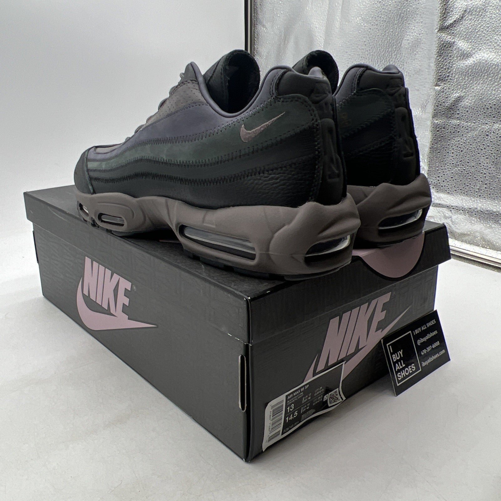 Size 13 - Nike A Ma Maniére x Air Max 95 SP Black Violet Ore (FZ8743-001)
