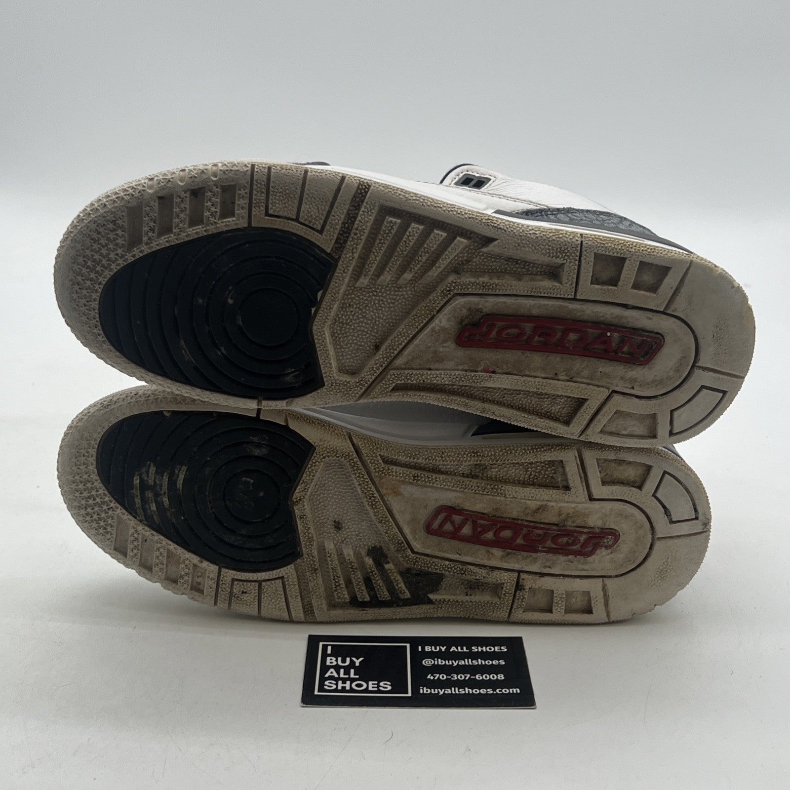 Size 7Y - Air Jordan 3 Retro Denim SE Fire Red 2020  (CZ6634-100)