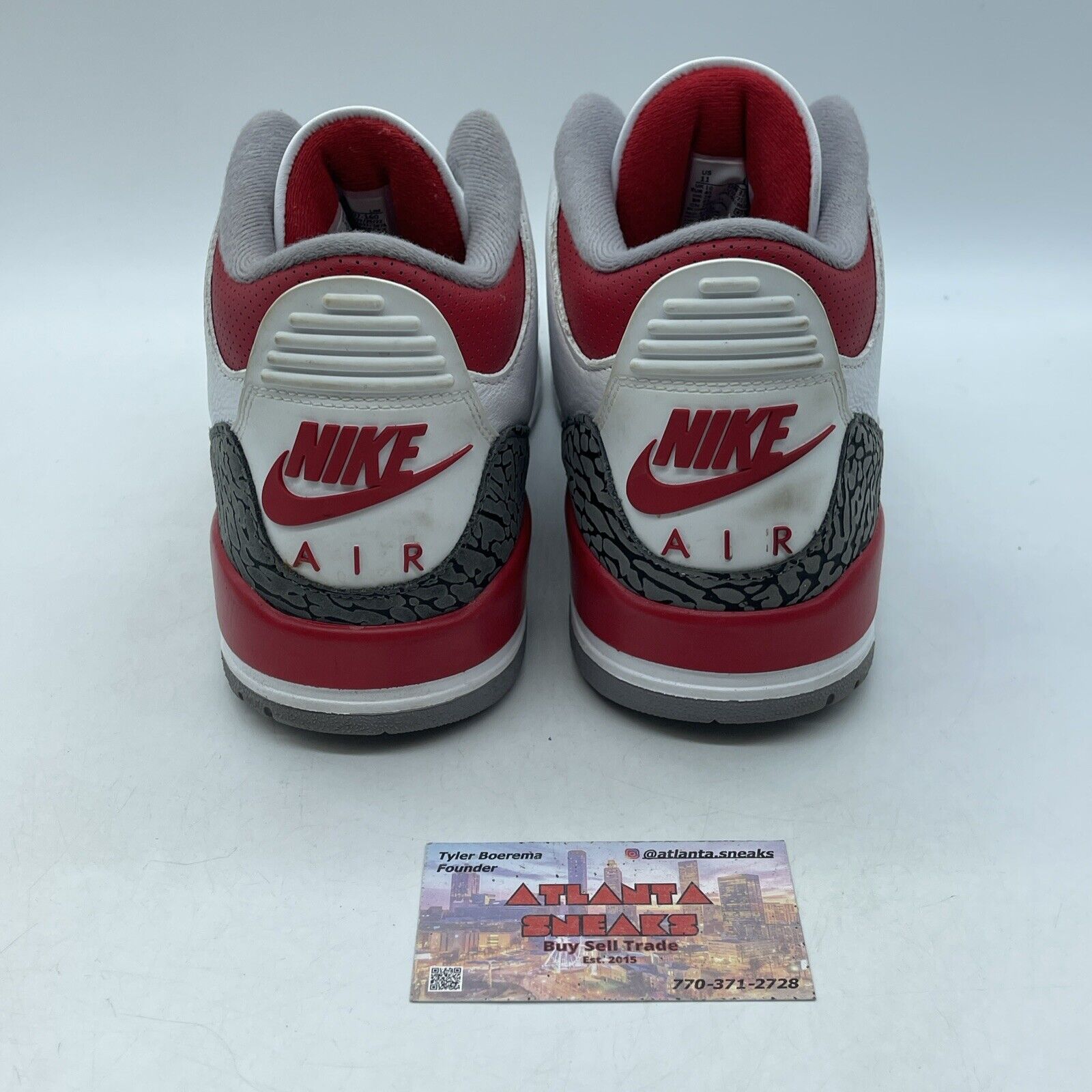 Size 11 - Jordan 3 Retro Mid Fire Red White Leather Grey Suede (DN3707-160)