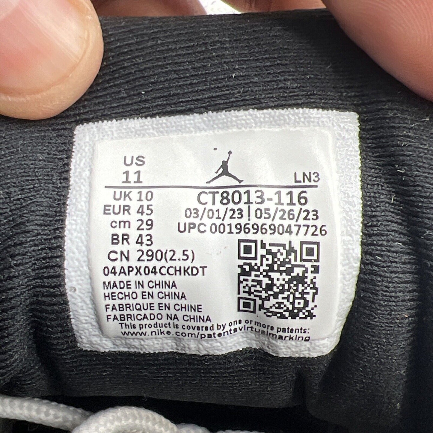 Size 11 - Jordan 12 Retro 2023 Mid Cherry Leather Black (CT8013-116)