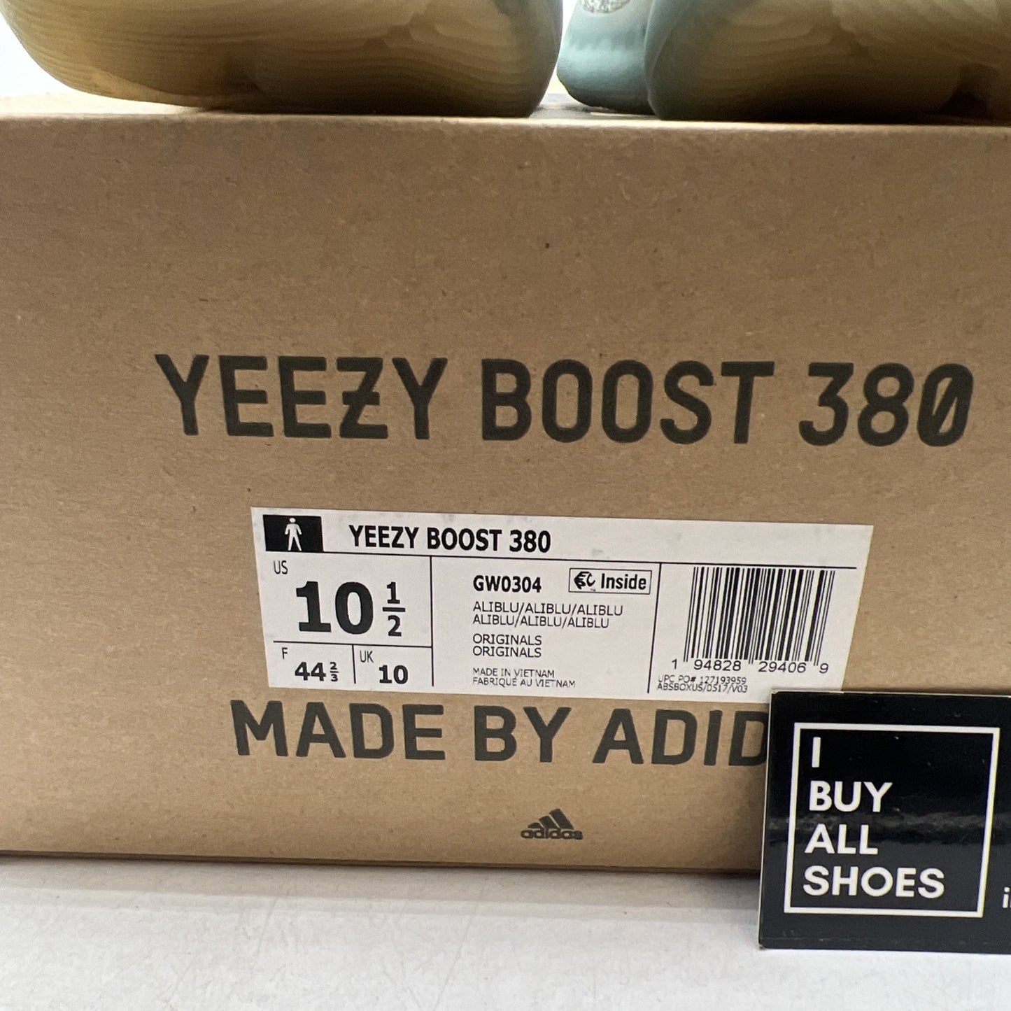 Size 10.5 - adidas Yeezy Boost 380 Alien Blue (GW0304)