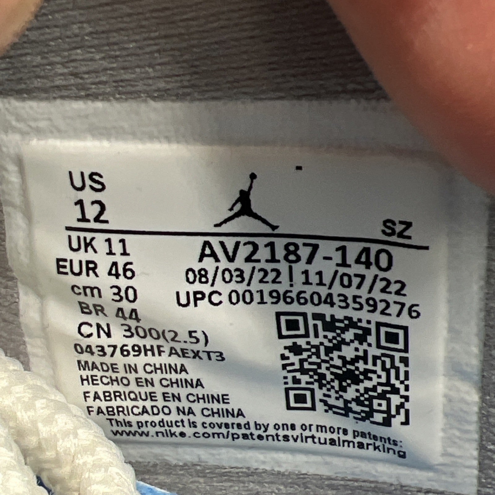 Size 12 - Air Jordan 11 Retro Low Cement Grey (AV2187-140)