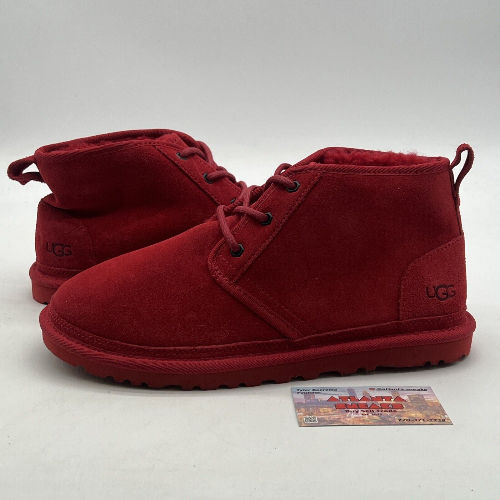 Size 9 - Women’s UGG® Neumel Chukka Boot Samba Red