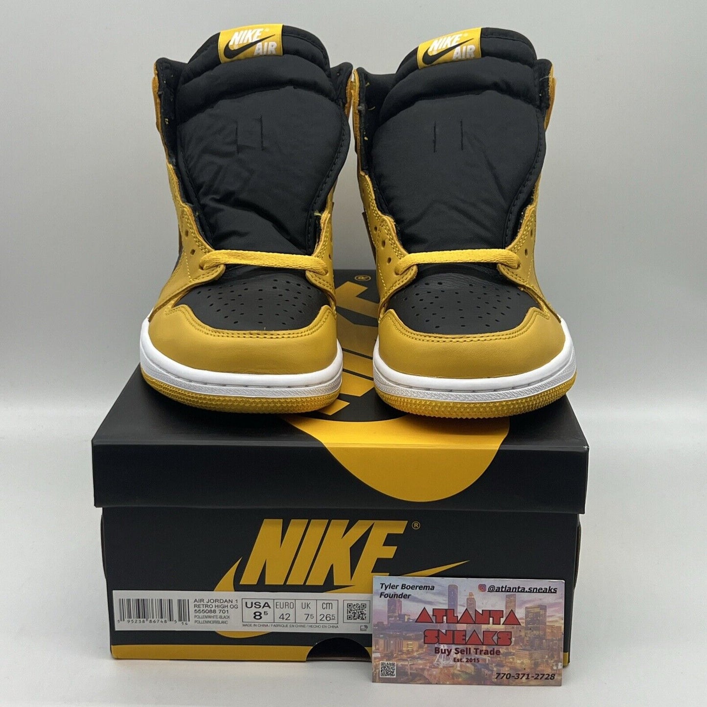 Size 8.5 - Jordan 1 Retro OG High Pollen Brand New Og All