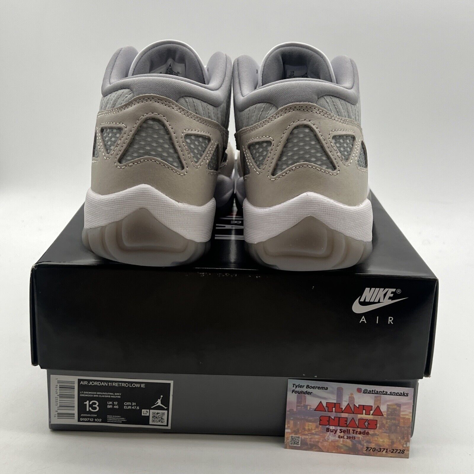 Size 13 - Air Jordan 11 Retro IE Low Light Orewood Brown (919712-102)