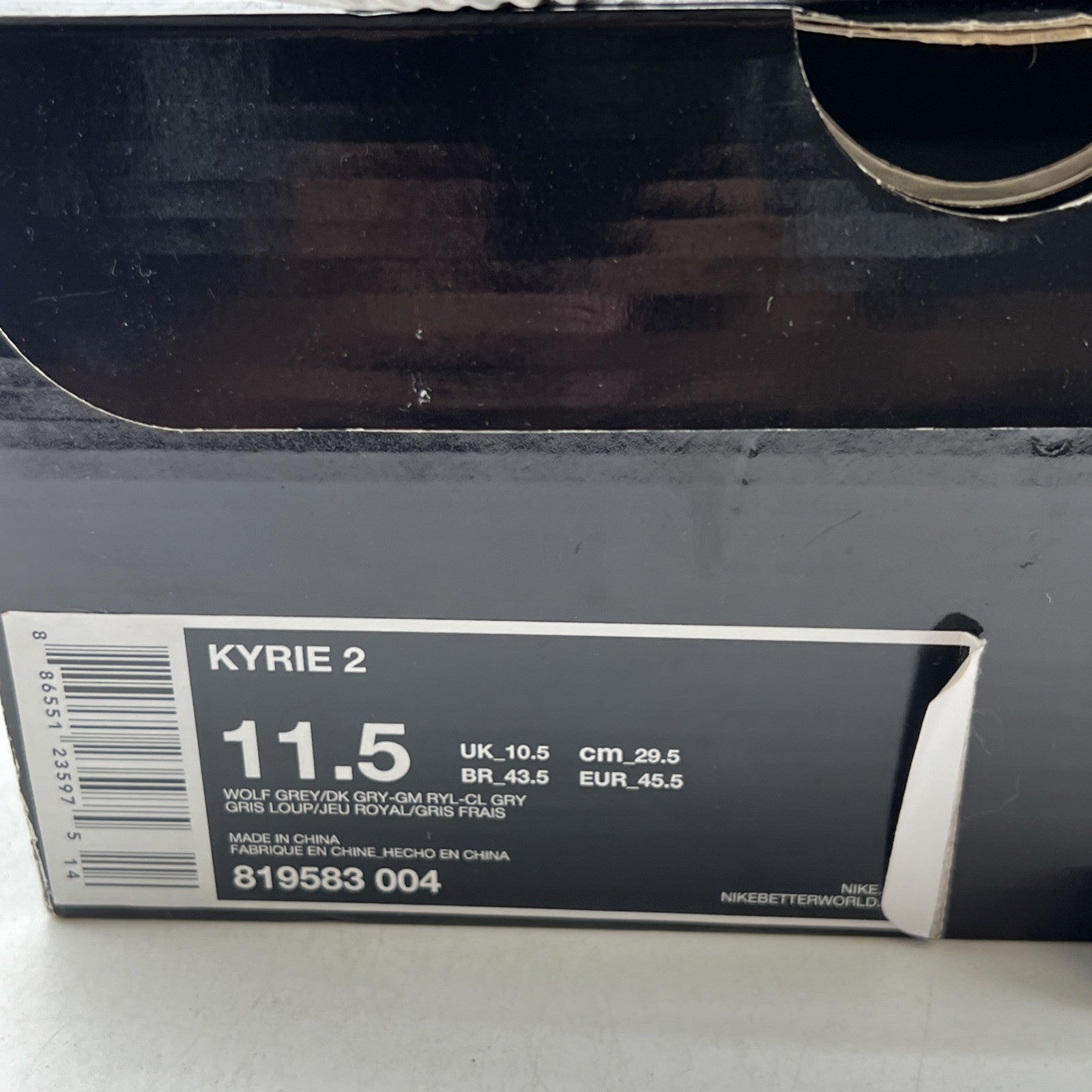 Size 11.5 - Nike Kyrie 2 Omega - (819583-004)