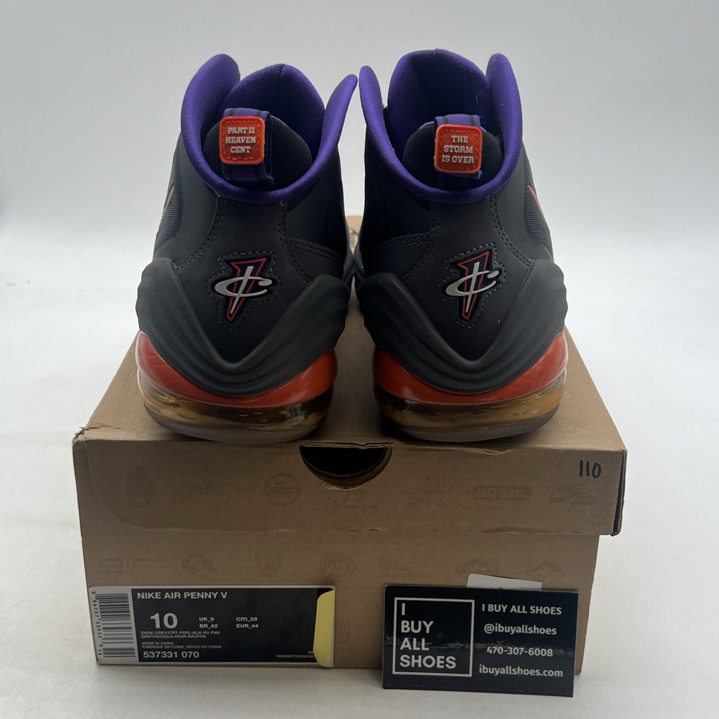 Size 10 - Nike Air Penny 5 Phoenix (537331-070)