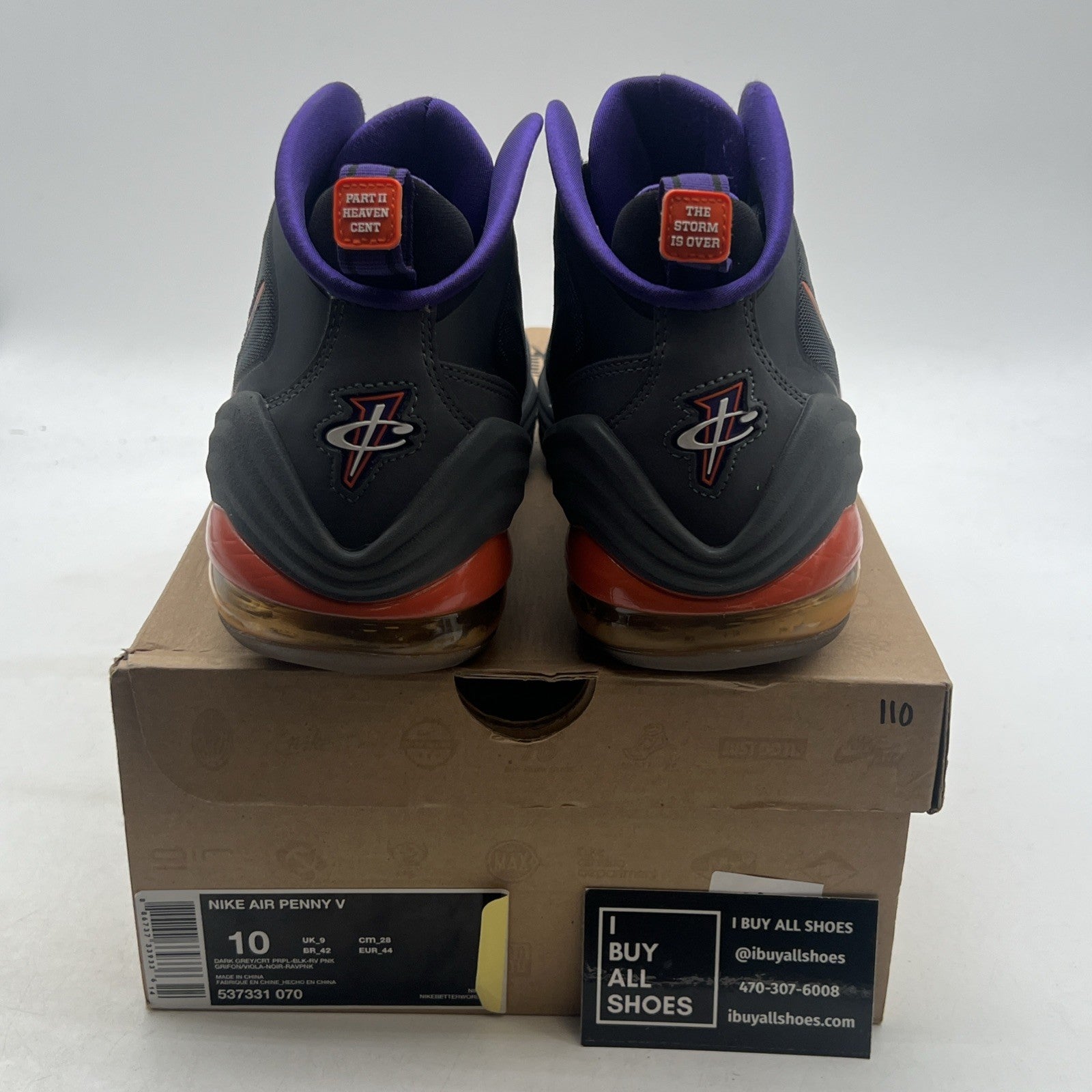 Size 10 - Nike Air Penny 5 Phoenix (537331-070)