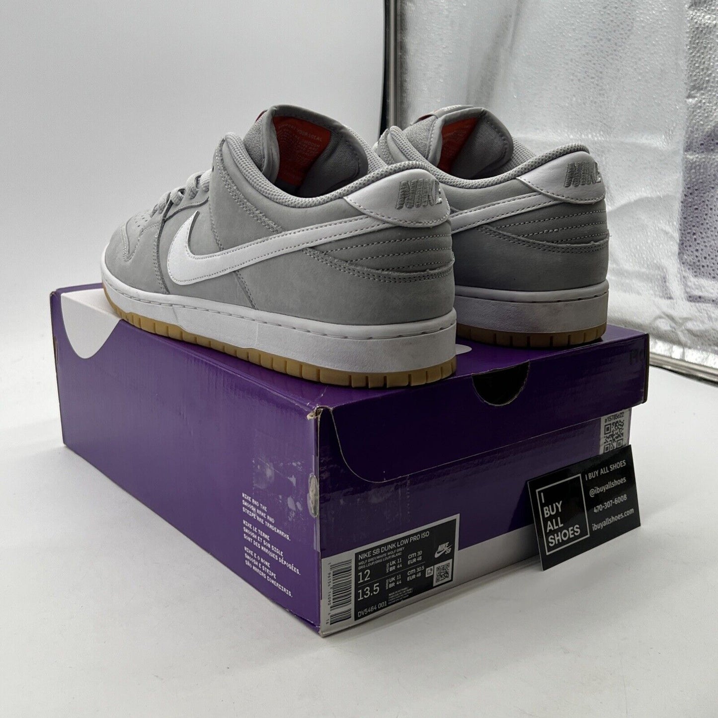 Size 12 - Nike SB Dunk Low Wolf Grey Gum (DV5464-001)