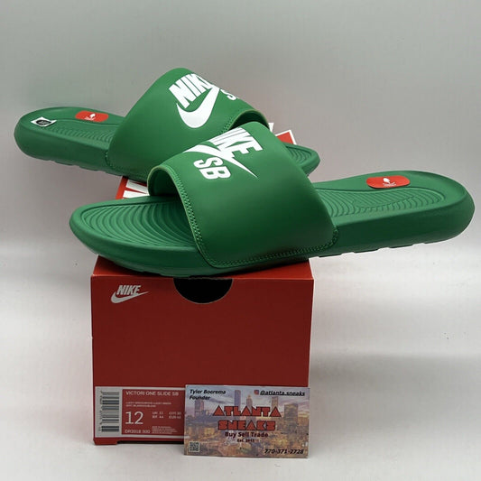 Nike Sb Slide Style:DR2018 Size:12 Color:Lucky Green Brand New Og All DS