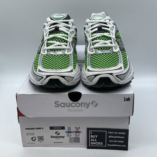 Size 12 - Saucony Progrid Omni 9 OG Green Silver Black Leather (S70739-5)