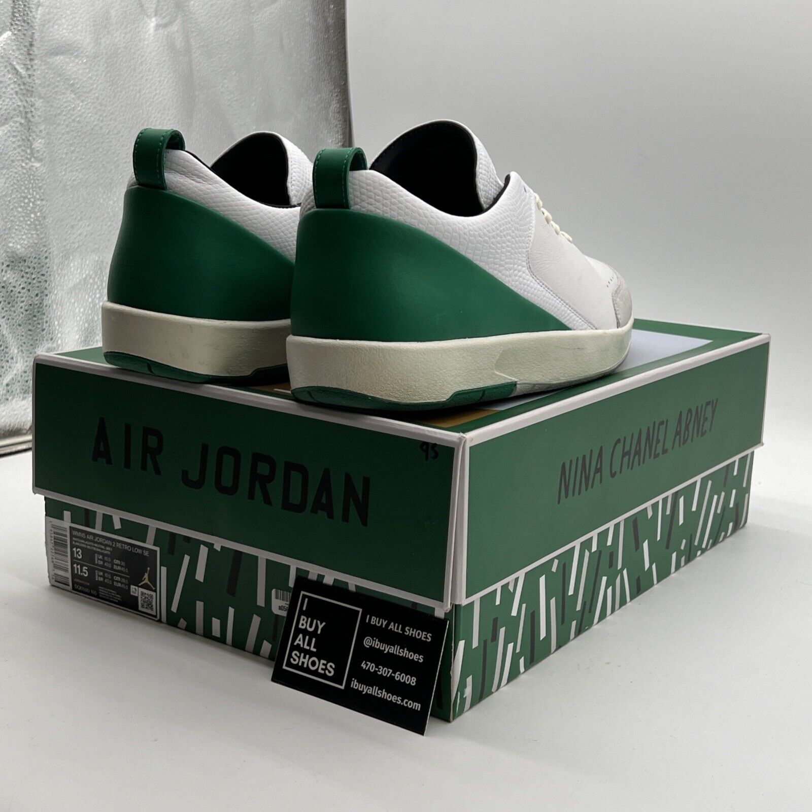 Size 13 - Nina Chanel Abney x Air Jordan 2 Retro SE Low White W (DQ0560-160)