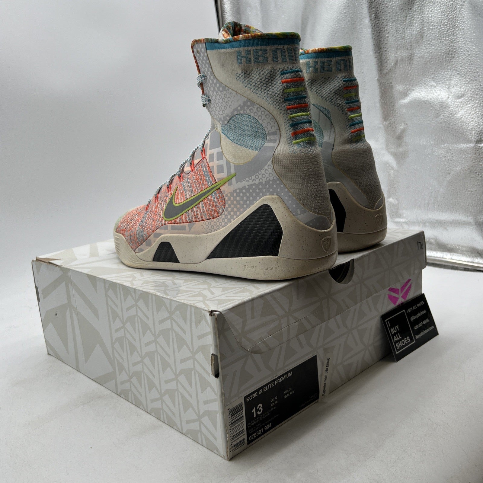 Size 13 - Nike Kobe 9 Elite Premium What The Kobe (678301-904)