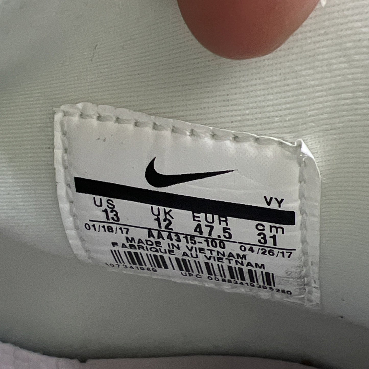 Size 13 - Pigalle x NikeLab Air Shake Ndestrukt Carmen Electra (AA4315-100)