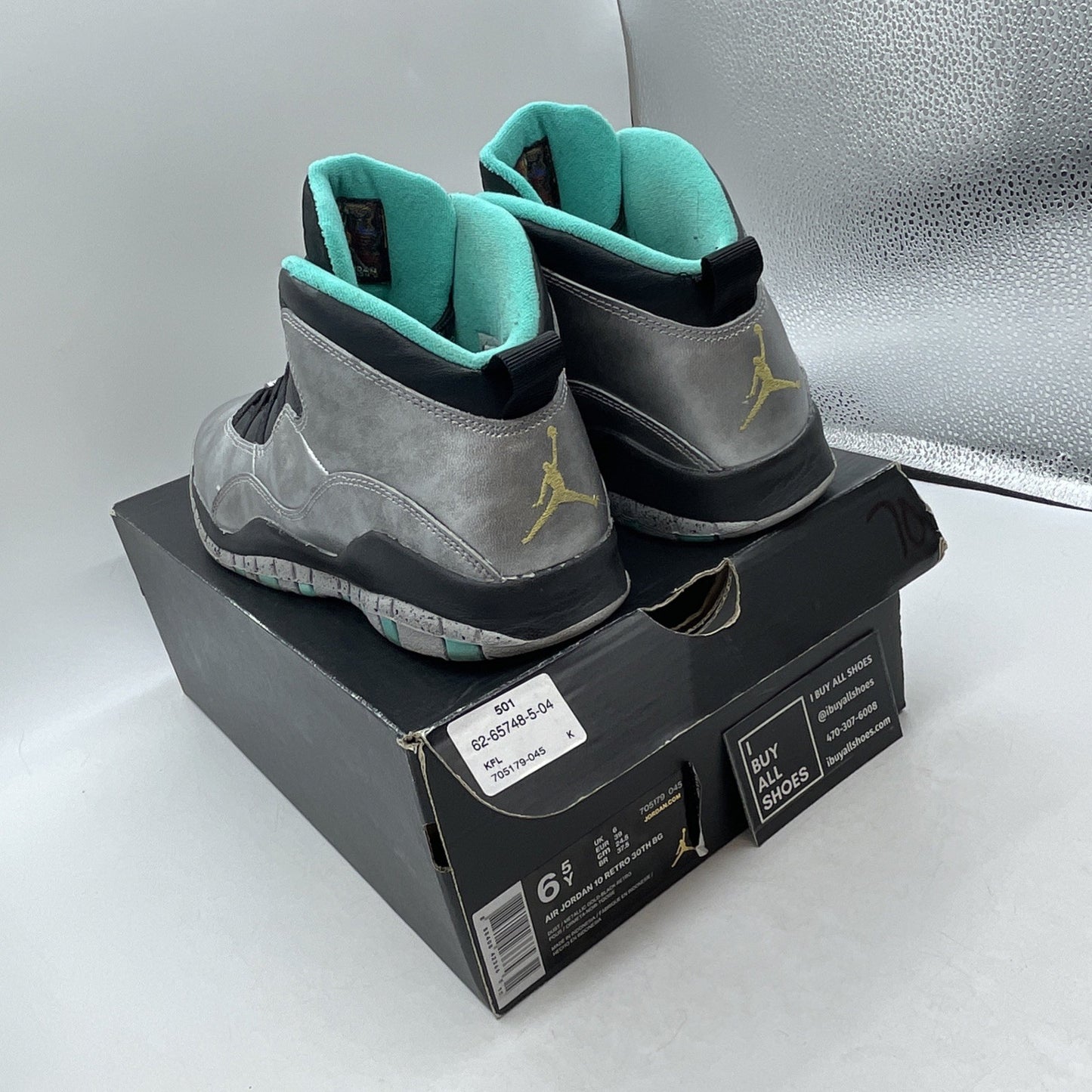 Size 6.5Y - Air Jordan 10 Retro Lady Liberty (705179-045)