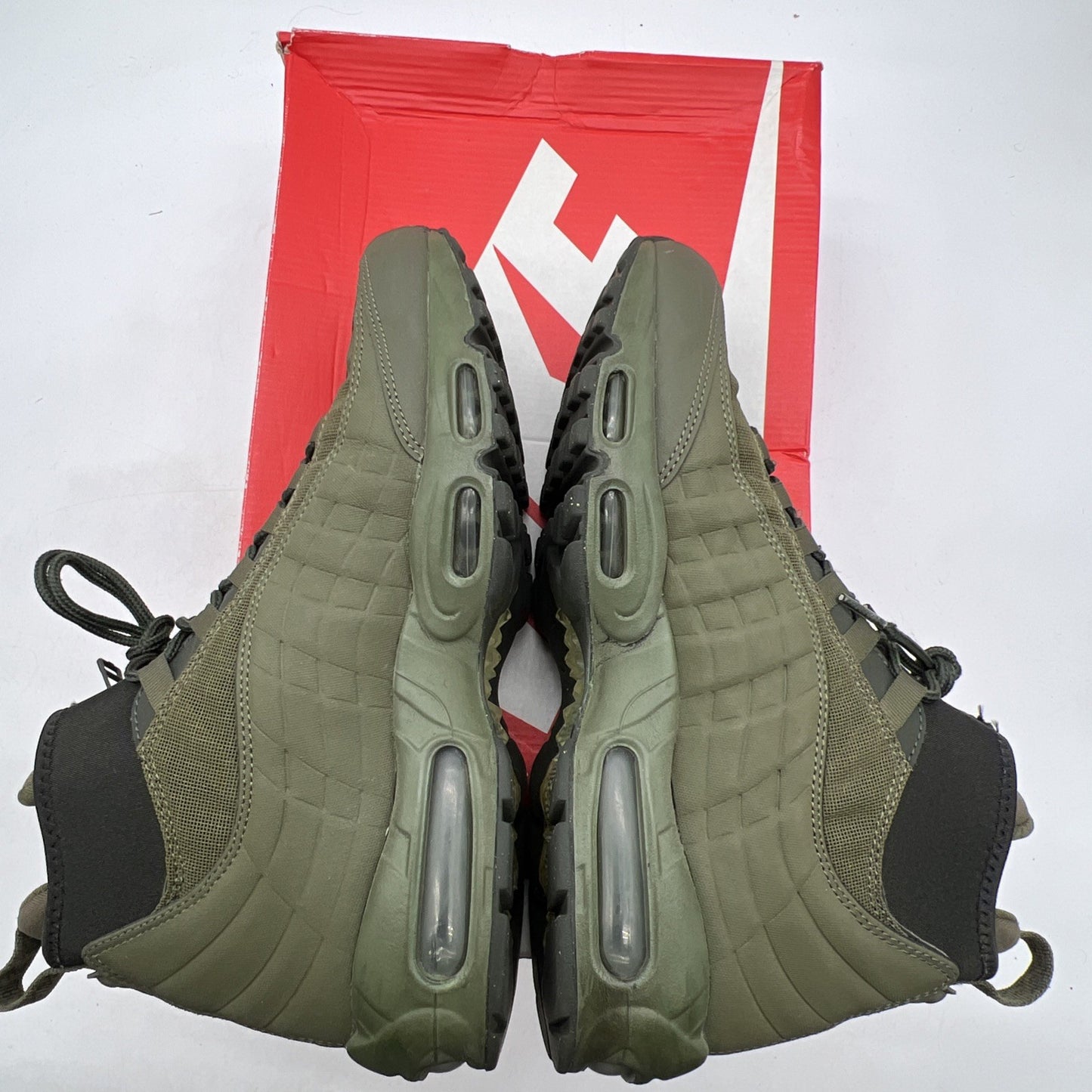 Size 10 - Nike Air Max 95 Sneakerboot Medium Olive (806809-202)
