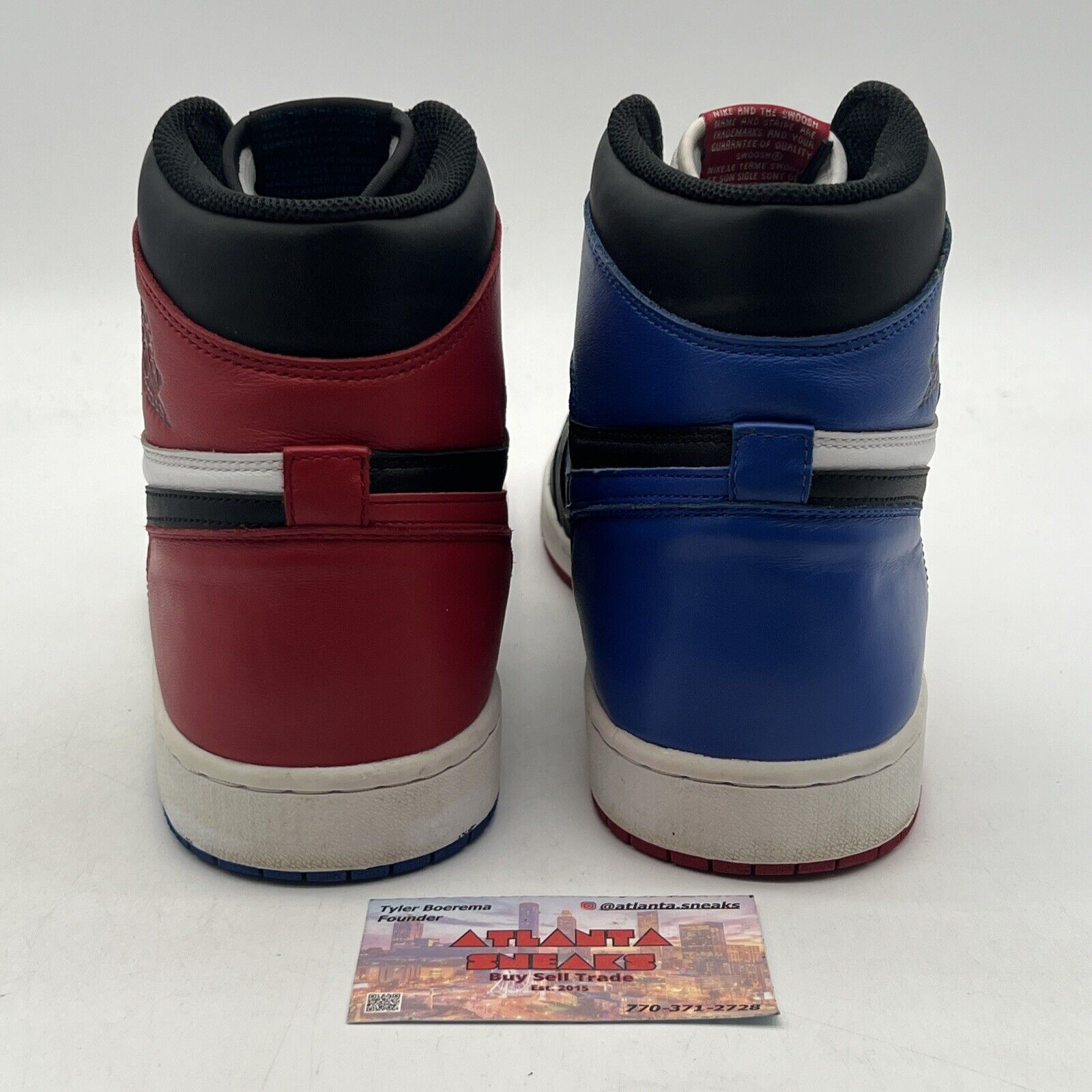 Size 12 - Jordan 1 Retro High OG Top 3 2016 Black White Red Blue (555088-026)