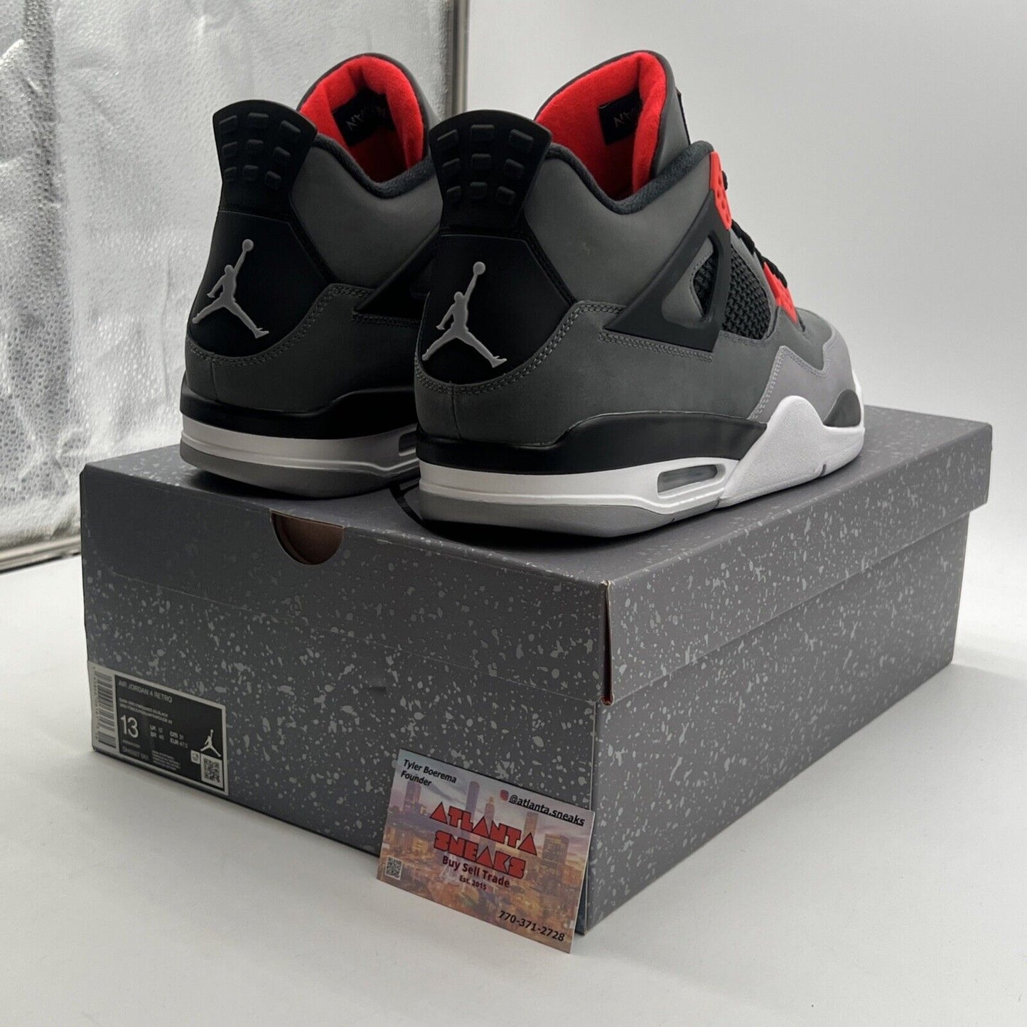 Size 13 - Air Jordan 4 Retro Mid Infrared (DH6927-061)