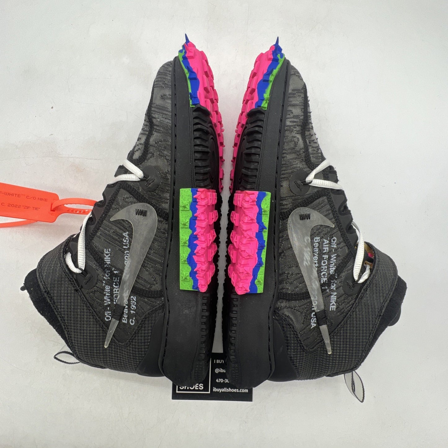 Size 10.5 - Nike Air Force 1 x Off-White Black 2022 (DO6290-001)