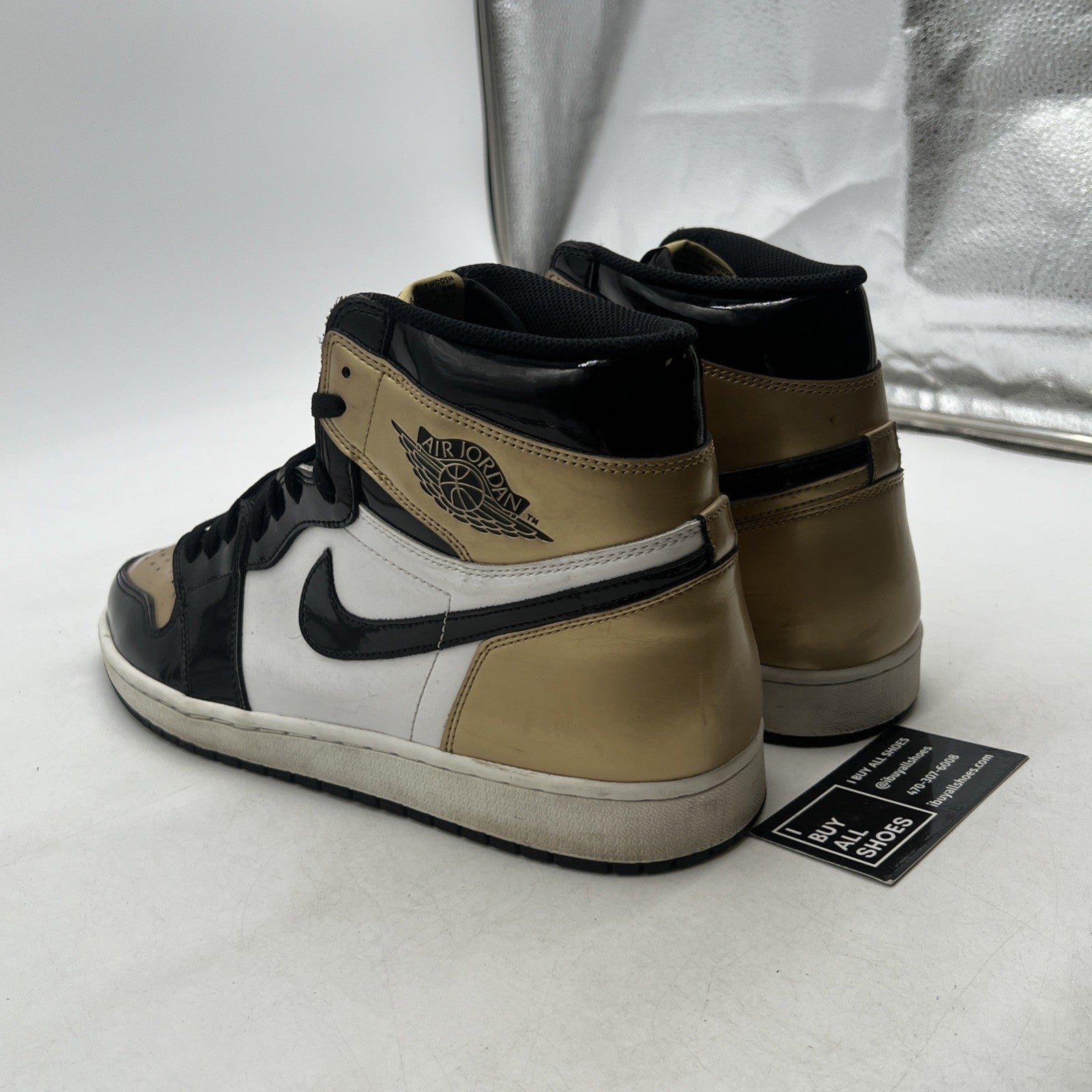 Size 14 - Air Jordan 1 Retro OG NRG High Gold Toe (861428-007)