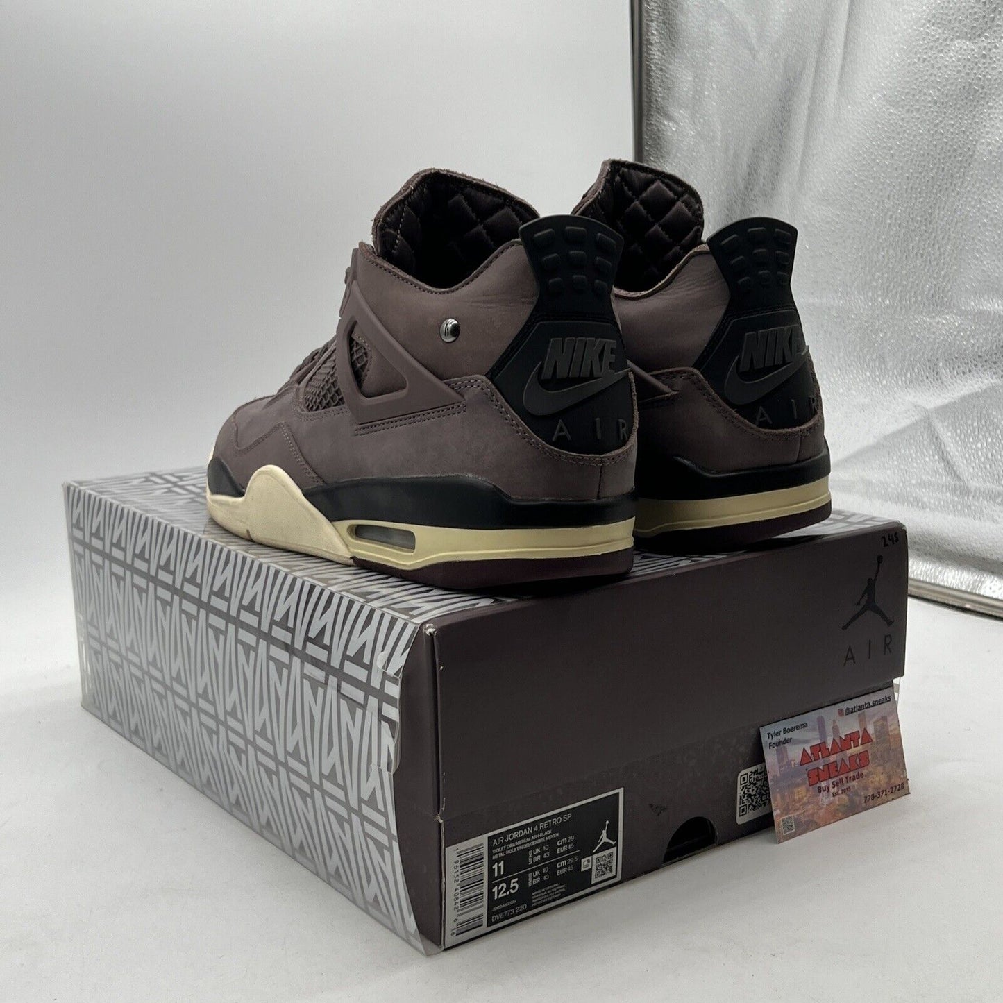 Size 11 - Air Jordan 4 Retro x A Ma Maniere Mid Violet Ore (DV6773-220)