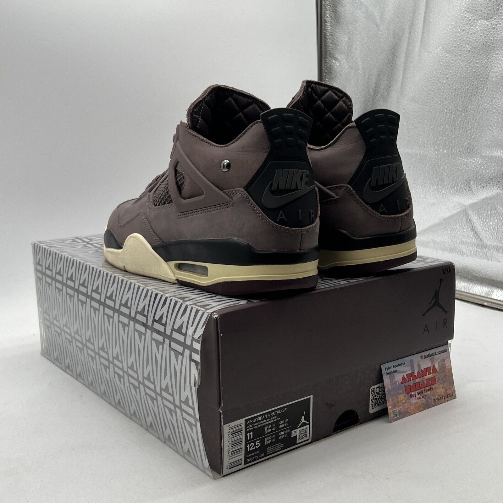 Size 11 - Air Jordan 4 Retro x A Ma Maniere Mid Violet Ore (DV6773-220)