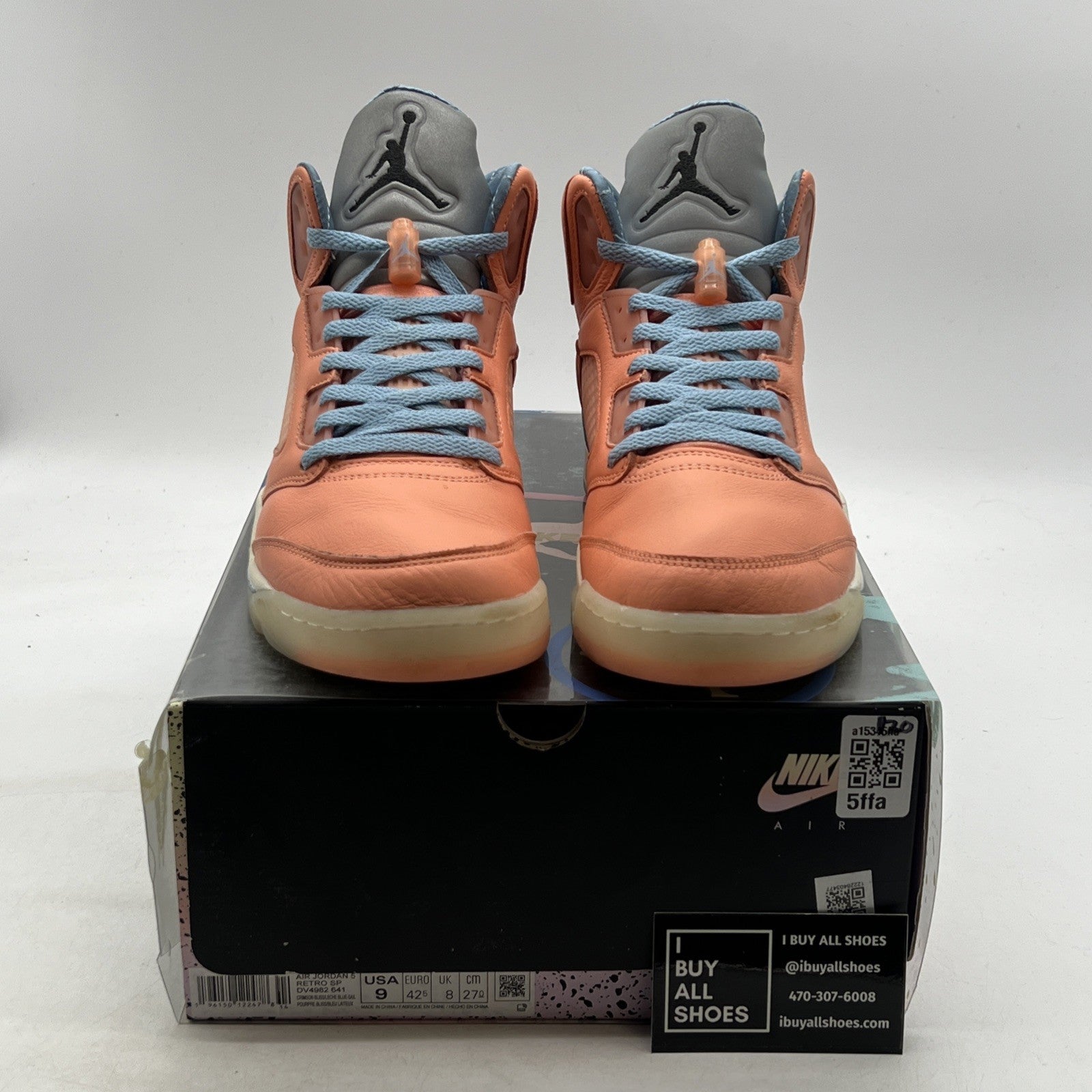 Size 9 - Jordan 5 Retro x DJ Khaled Mid We The Best - Crimson Bliss (DV4982-641)