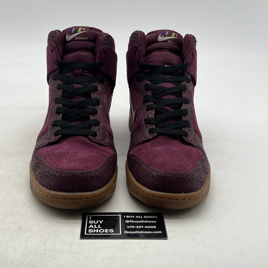 Size 10.5 - Nike Dunk Premium High Red (317892-661)