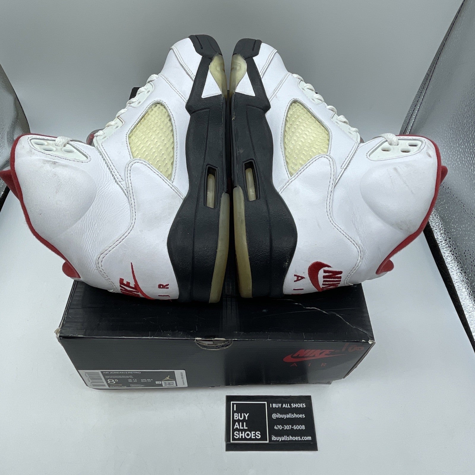 Size 8.5 - Air Jordan 5 Retro Mid Fire Red (DA1911-102)