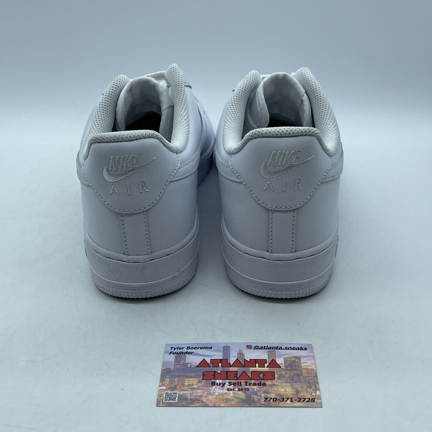 Size 9.5 - Nike Air Force 1 '07 Low Triple White Leather (CW2288-111)