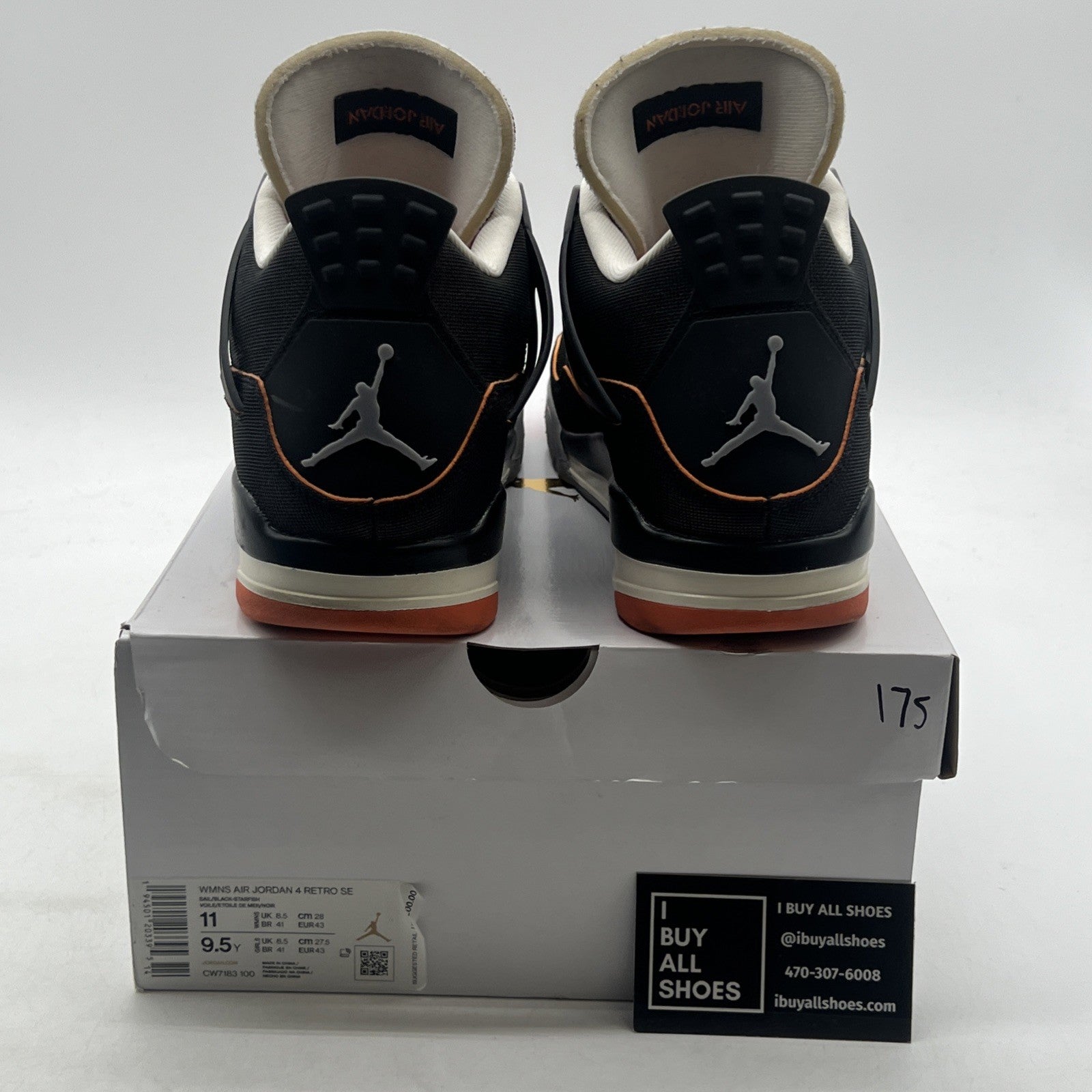Size 11 - Air Jordan 4 Retro Starfish W (CW7183-100)