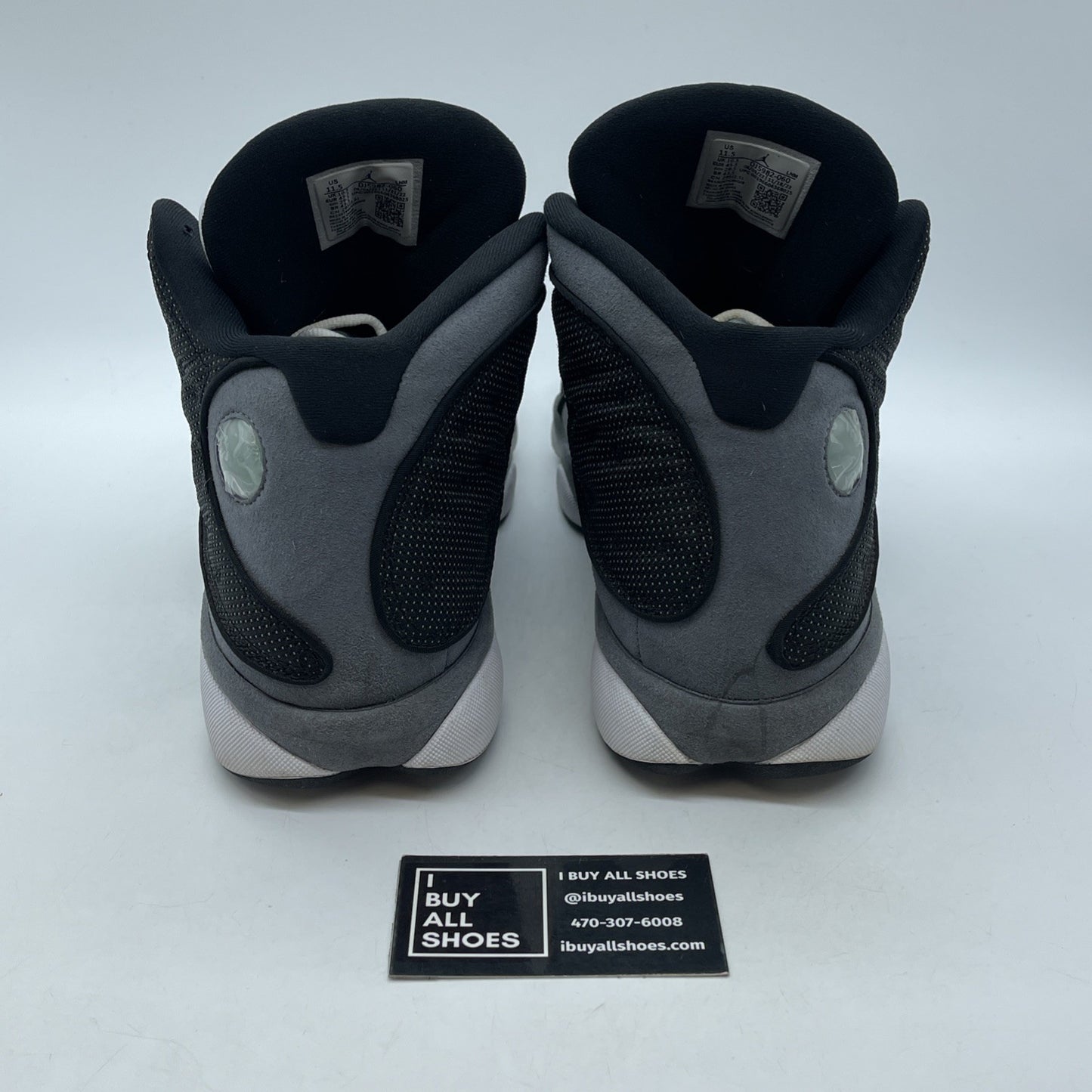 Size 11 - Air Jordan 13 Retro Black Flint Grey White Leather (DJ5982-060)