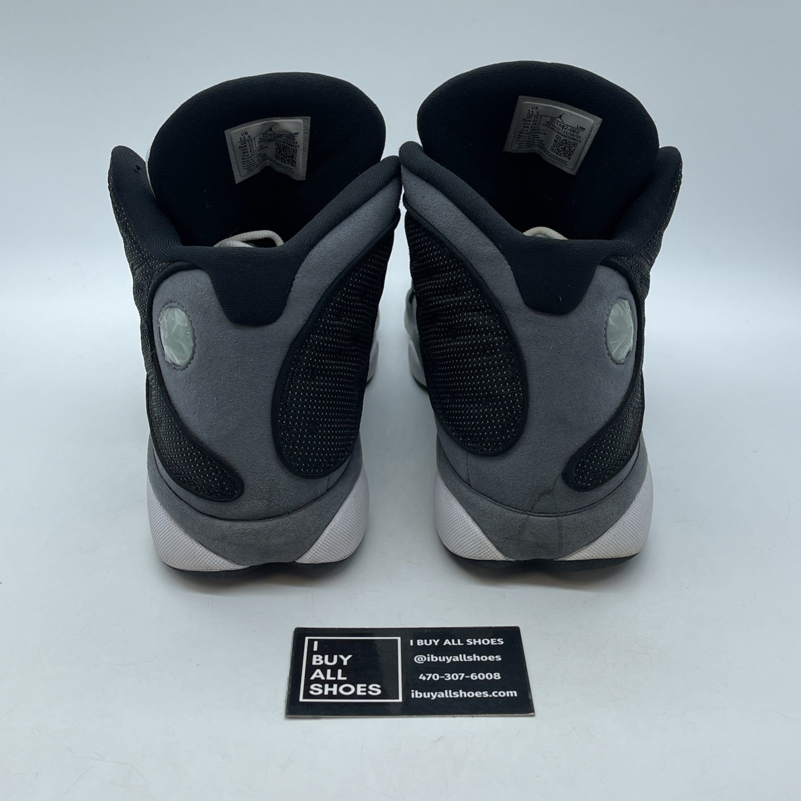 Size 11 - Air Jordan 13 Retro Black Flint Grey White Leather (DJ5982-060)